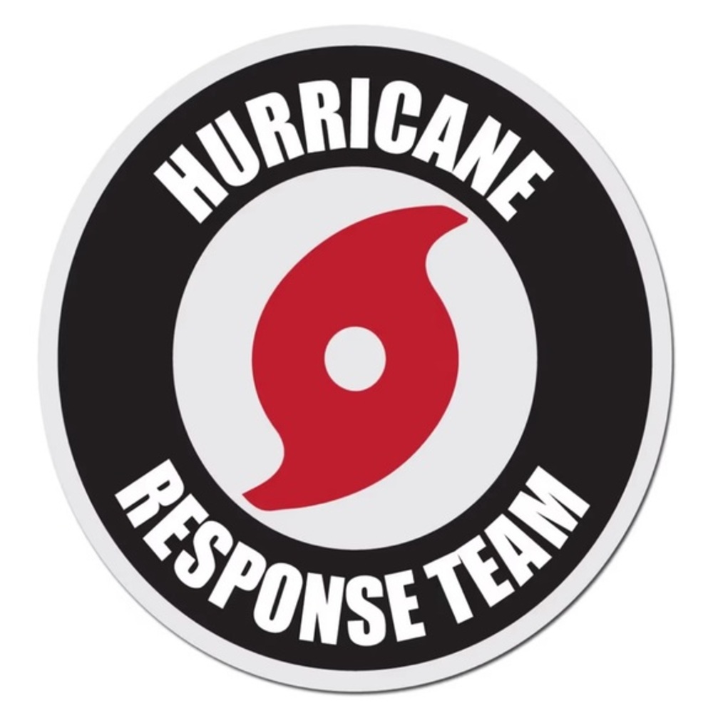 5 for $25! Hurricane Response Team Decal - Sticker!